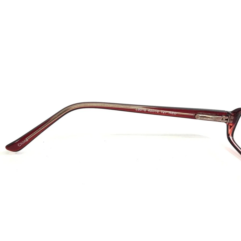 Lantis Optical Kids Small Eyeglasses Frames L8016 RED Clear Burgundy 45-16-127